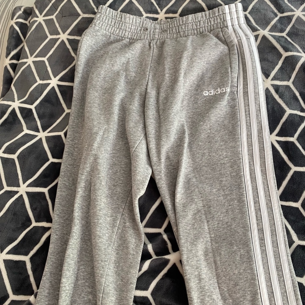 Adidas Womens S Gray Sweatpants